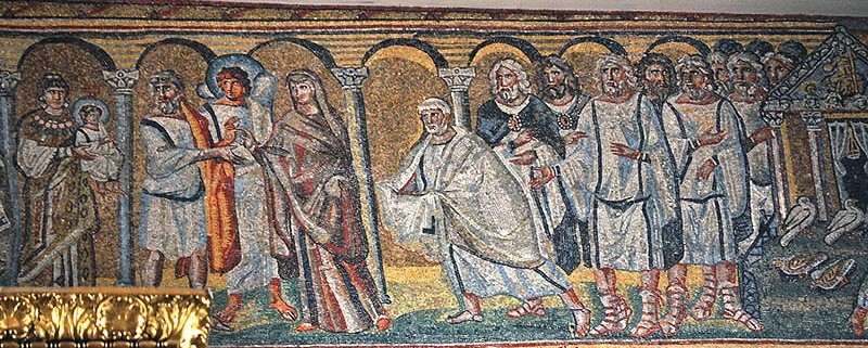  Мозаика базилики Санта Мария Маджоре. 432–440 г. Рим, Италия.